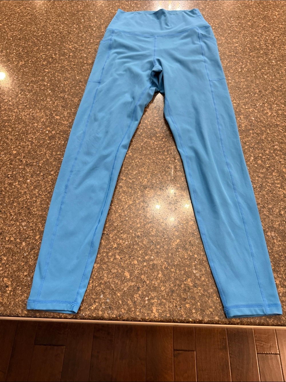Grace & Lace Sky Blue Squat Proof Active Leggings